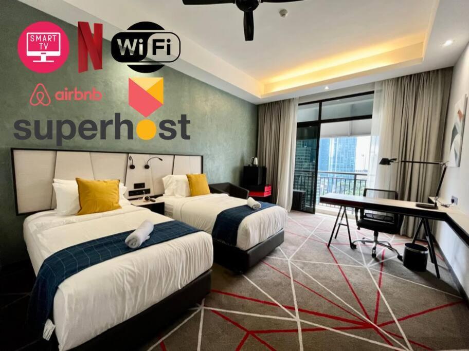#23 Kl Towel View Twin Bed Suites @ Infinity Pool Kuala Lumpur Luaran gambar