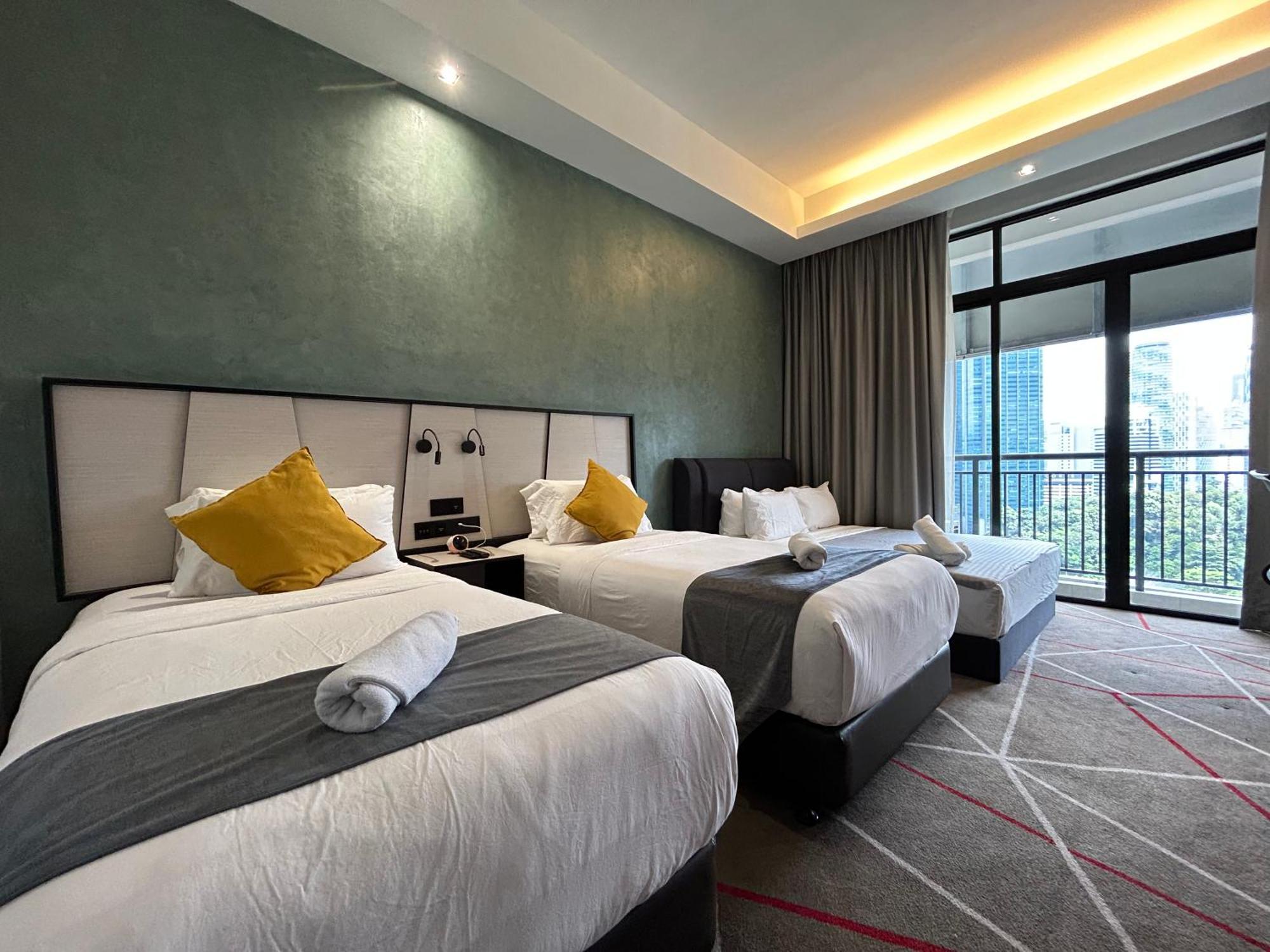 #23 Kl Towel View Twin Bed Suites @ Infinity Pool Kuala Lumpur Luaran gambar